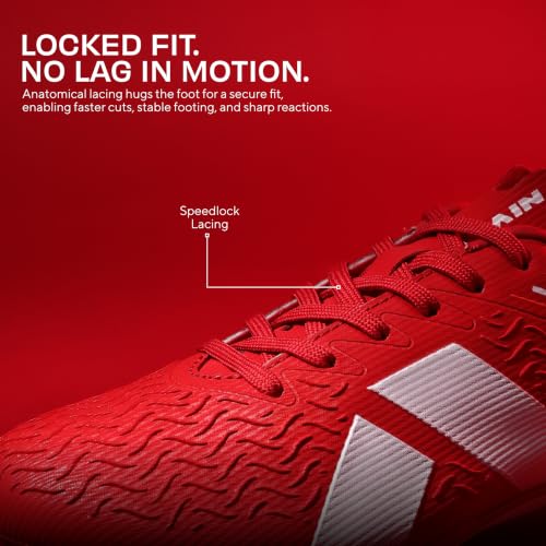 Image of Nivia Nitro Football Stud for Men, TPU 3D Embossing Upper, High-Shear Strength TPU Sole, Ideal for Hard & Grassy Surfaces
