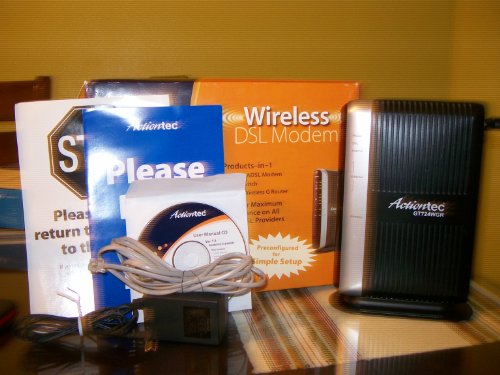 Actiontec GT724WGR Wireless DSL Modem (B0018CJ9LA) | Amazon price ...