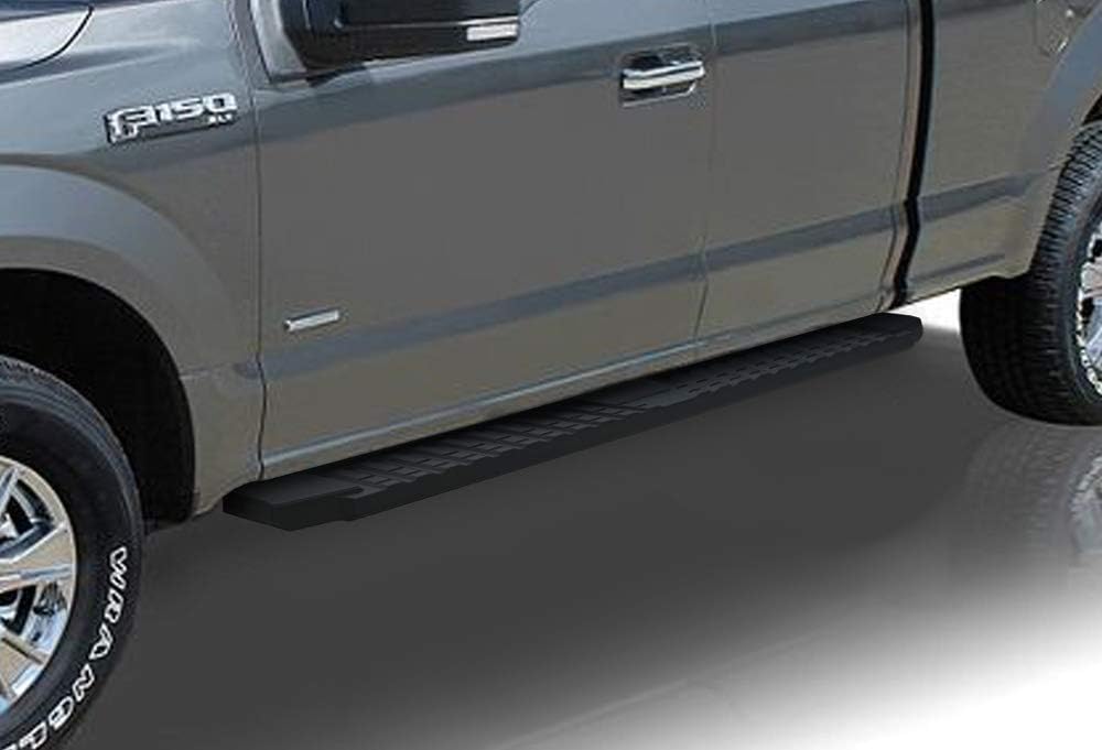 APS Black Blow Molding Style Nerf Bars Running Boards Compatible with Ford F150 2015-2026 Super Cab & F-250 F-350 Super Duty 2017-2026