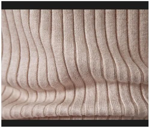 Men Solid Colour High Collar Sweater Casual Slim Fit Pullover Warm Long Sleeve Pullover3