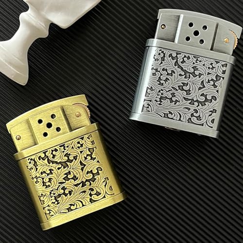 Encendedor de Metal Vintage con Llama Suave miniatura 2