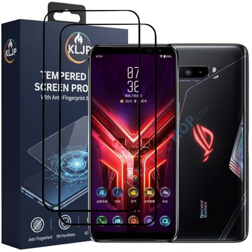 Image of Military-Grade Gorilla Tempered Glass For Asus ROG 3 With Installation Kit | Edge to Edge Coverage | Black (Pack Of 2)