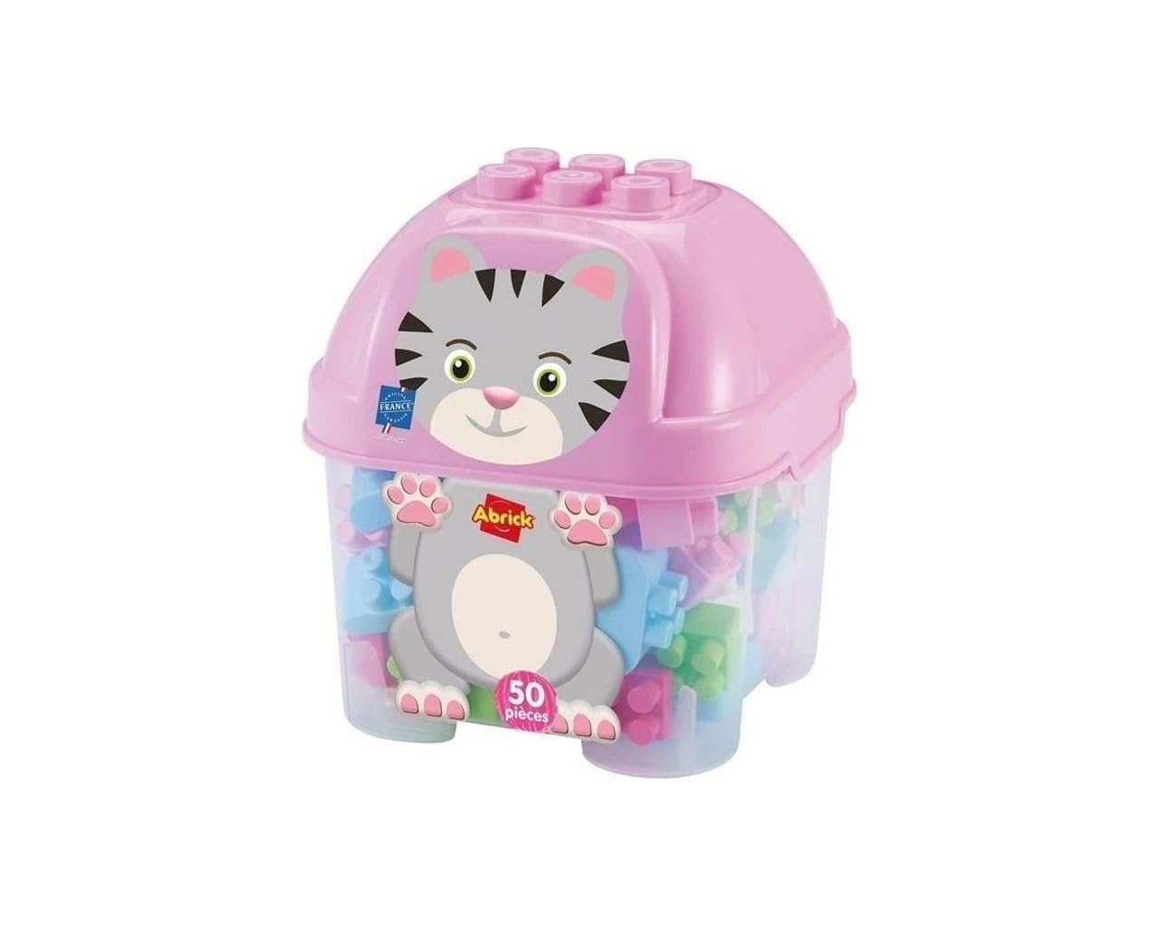 ECOIFFIER - 1928 - Baril chat 50 pièces - Abrick - Jeux - Jouets