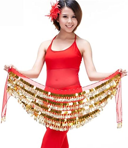 ベリーダンス衣装 ヘビー5層ベルト ベリーダンス衣装 ヒップスカーフ  