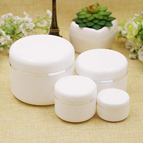 Preisvergleich Produktbild zhuangyulin6 Leere Kosmetikbehälter, Reise-Cremetöpfe, Reise-Mustertöpfe, Leere nachfüllbare Kosmetik-Plastikdosen, Leere Make-up-Dose, 250 ml
