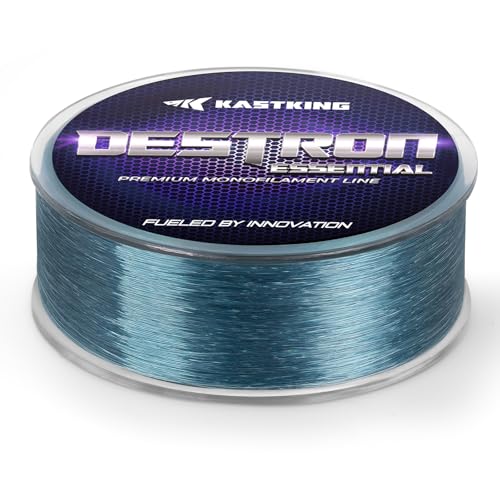 Image of KastKing Destron Essential Monofilament Fishing Line, Advanced Polymer Coating for High Abrasion Resistance, Super Smooth, High Strength, Low Memory Mono Line, Fresh and Saltwater Fishing