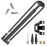 ✅【Faltbar & Temperaturbeständig】 🚴 360 Grad drehbarer faltbarer Luftschlauch, lässt sich flexibler dicht am Reifenventil heranrücken, einfach aufzublasen und die Ausrüstung zu schützen. Der Schlauch ist aus verstärktem Material gefertigt, das Temperatur und Hoher Druck ist, damit es nicht leicht bricht und beschädigt wird.