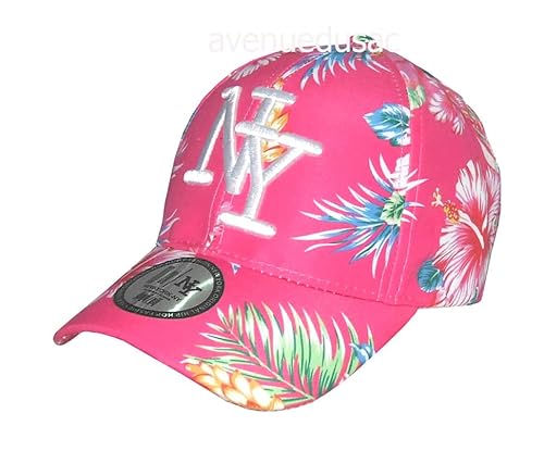 Casquette Rose à Fleurs NY pour Femme et Fille T57 - Hip Hop Honour Cover