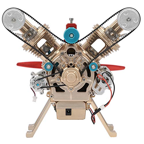 DM14 Engine Build Kit, Metal Engine Build Model Great Metal Material for Engineer for Factory