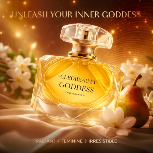 Image of TheCLEOBEAUTYCo Goddess Eau De Parfum for Women | Long Lasting Rose Oud Praline Fragrance | Strong Projection Luxury Perfume | Premium Date Night & Gift Perfume | 80 ml