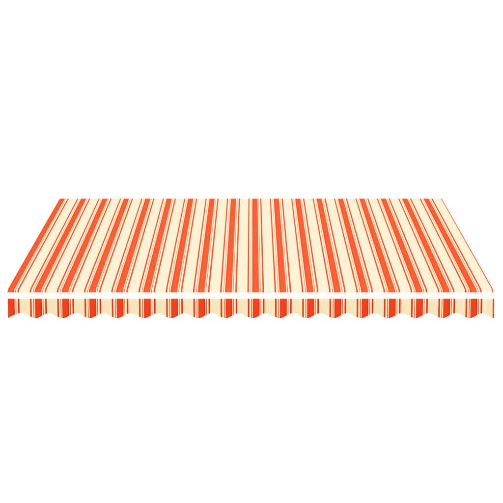 vidaXL Tessuto di Ricambio per Tenda da Sole Giallo e Arancio 4x3 m