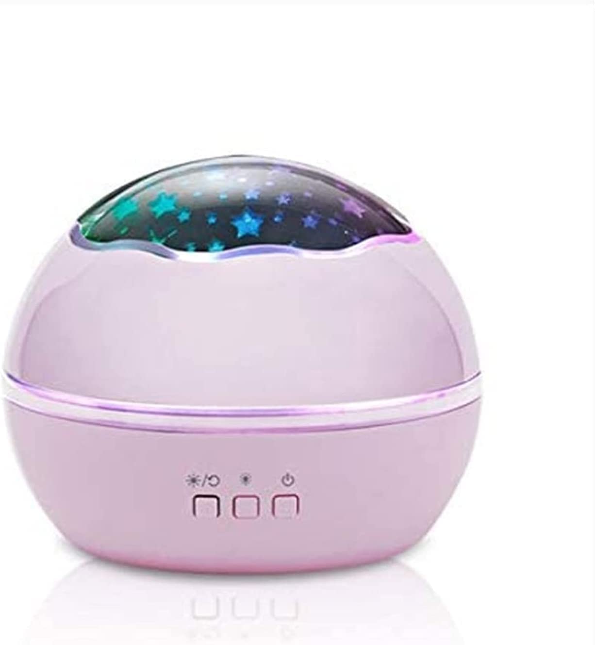 GeRRiT Proyector de estrellas, luces nocturnas for niños, lámpara de proyección de luna de estrella giratoria de 360 ​​grados con temporizador LED, proyector de luz nocturna de estrellas multicolor fo