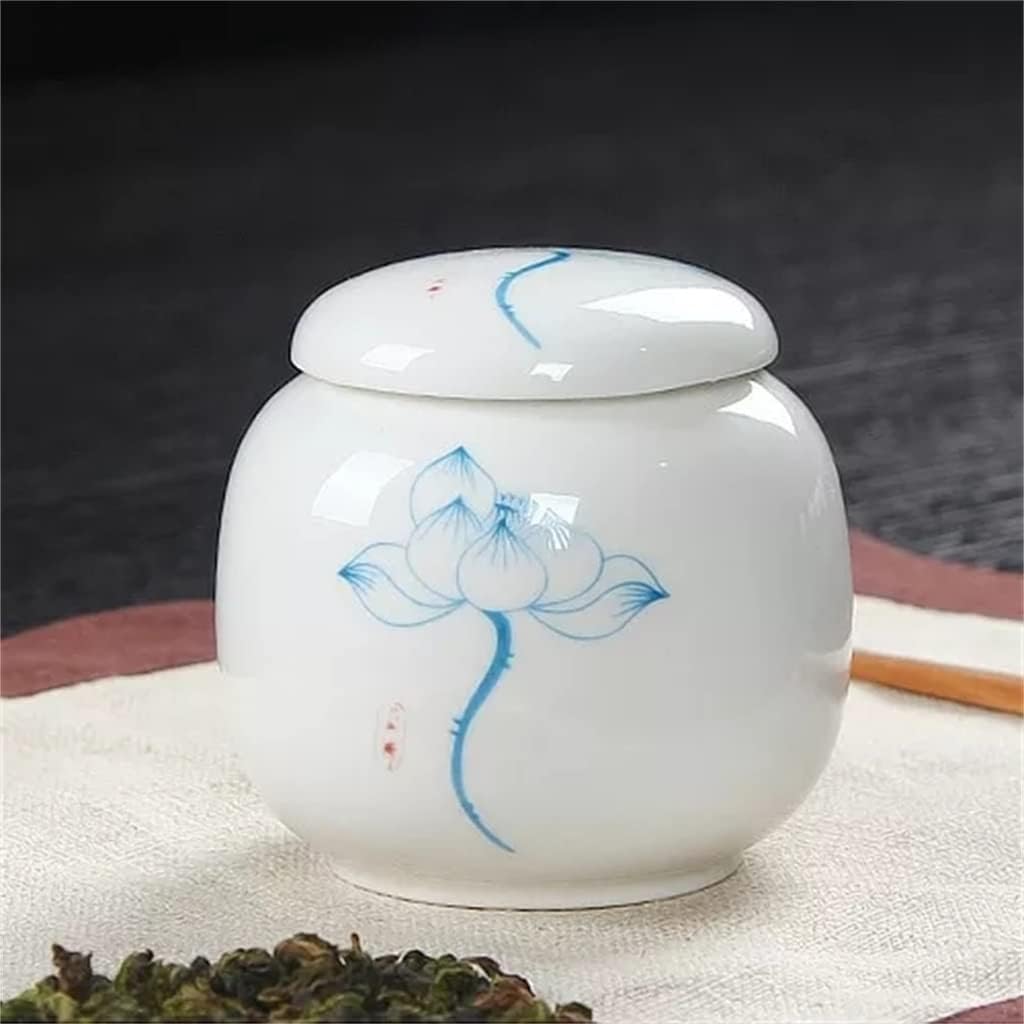 Ceramic tea tank storage sealed spice coffee sugar snack decoration