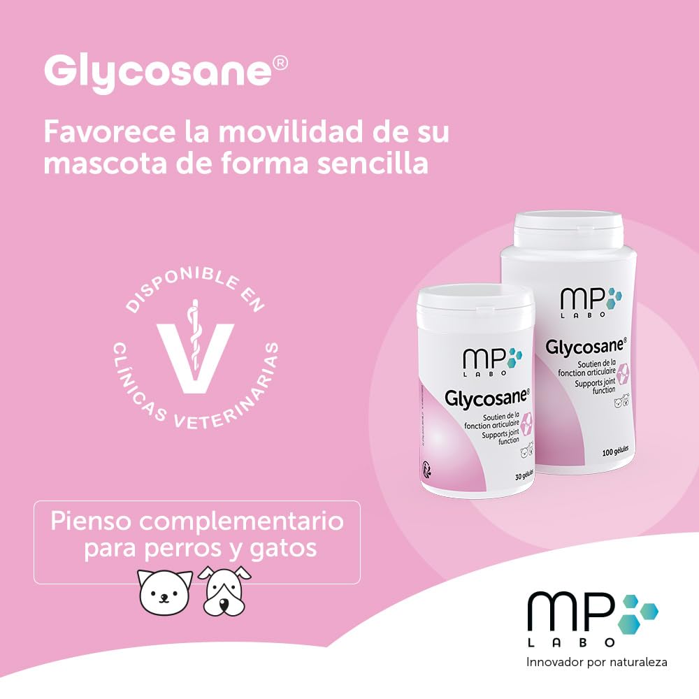 MP Labo Glycosane® 100 cápsulas - Mantenimiento de la función Articular - Perro y Gato