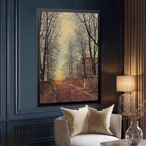 Impression sur toile haut de gamme John Atkinson Grimshaw décoration murale de luxe