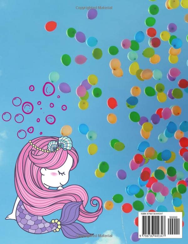 Mermaid coloring book for kids: A bundle of unique mermaid coloring patterns for kids perfect and cute easy educational Coloring and activity book ... kids who love to color in toddler pattern. image 3