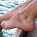 Produktbild Jovano Boho Beach Sommer Fußkettchen mit Wave-Anhänger Foot Jewelry für Frauen und Mädchen