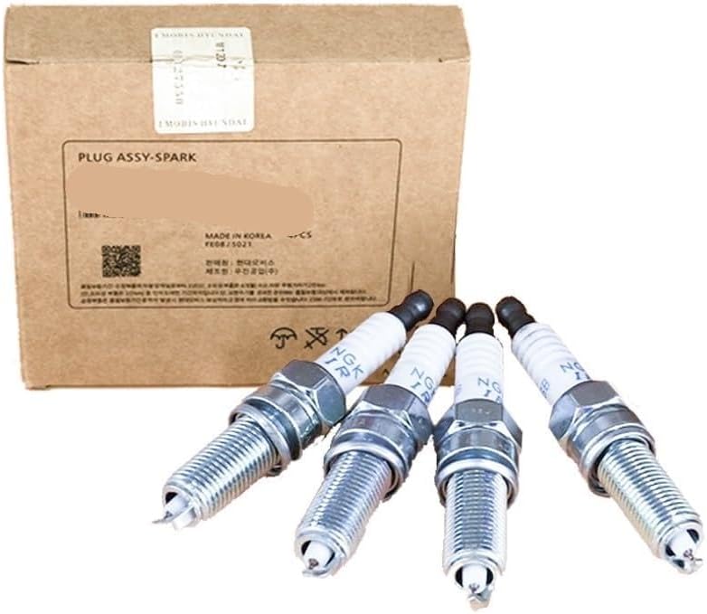 Spark Plug 4/20/40pcs 18846-10060 SILZKR6B10E Iridium Spark Plug/Fit For Hyundai I30 IX35 IX40 / Fit for Kia Rio Soul Accent Veloster Solaris 1884610060(4PCS(Brown))