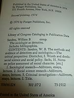 The Sociologist as Detective; an Introduction to Research Methods B000L99U6K Book Cover