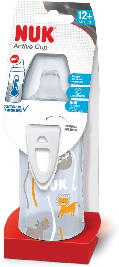 NUK Active Cup Fc Temp. Control 300 Ml - Neutral Branco