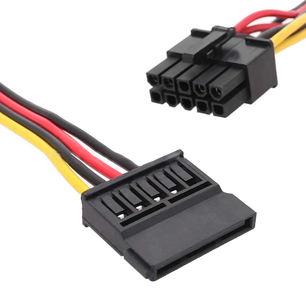 Amazon.co.jp: 18AWG SATA電源ケーブル 10ピン - SATAアダプターSATA