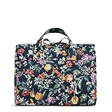 Vera Bradley Women's Cotton Hanging Travel Organizer, Fresh-Cut Floral Green, One Size