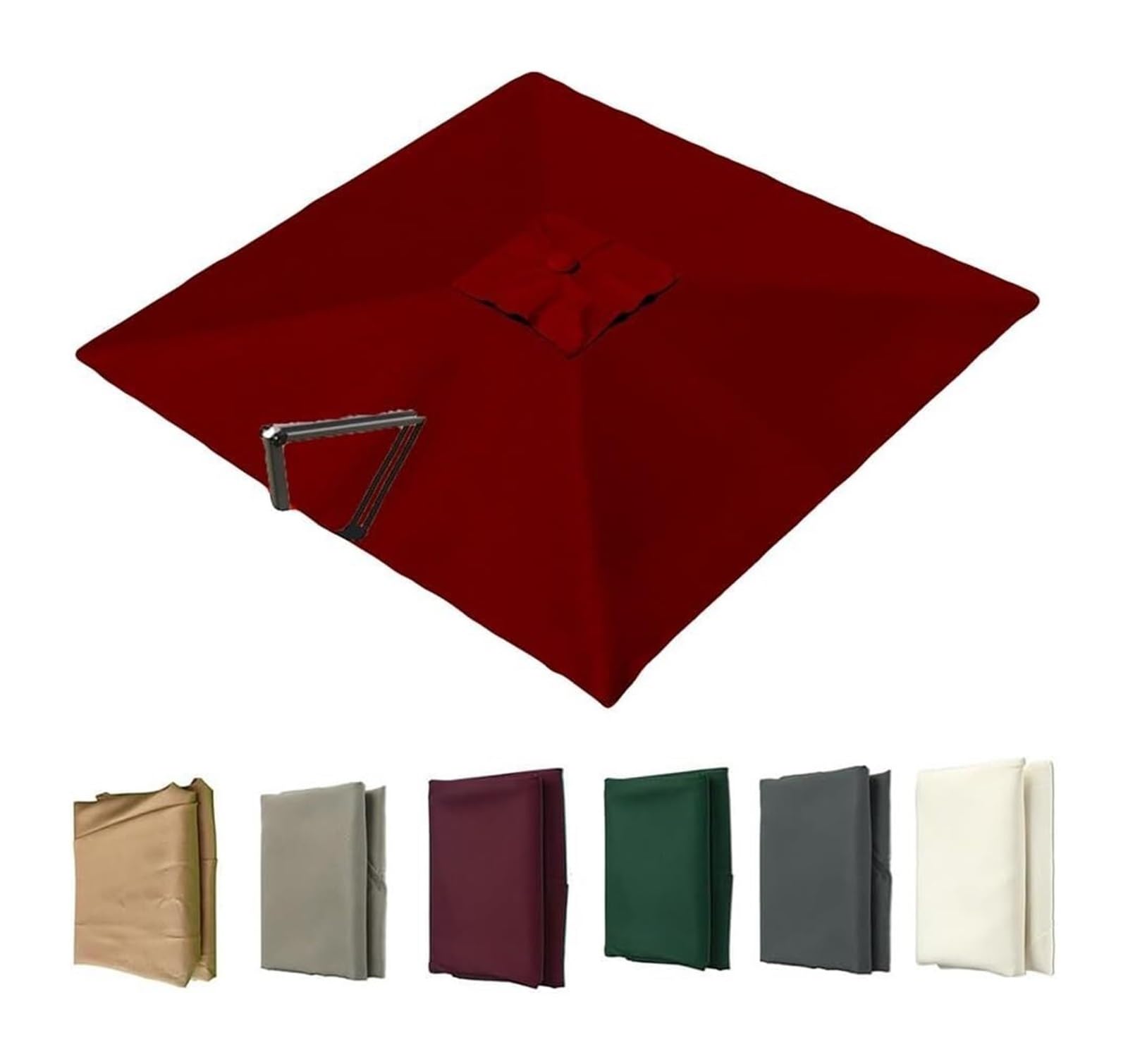 Fjqfhh Burgundy Garden Parasol, For Square Offset Umbrella Protection(,2.5X2.5m (8.2X8.2ft))