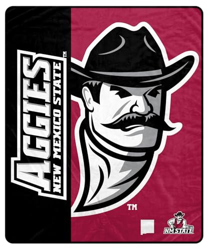 Proformance Home NCAA New Mexico St Aggies Endzone Ultra Soft Tailgate Throw