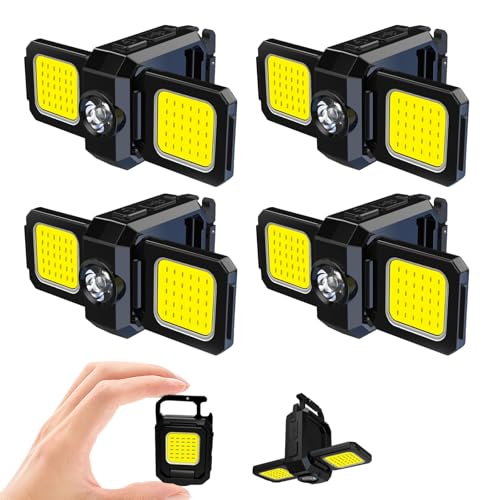 Porte-clés COB rechargeable MAKDAK pour éclairer et réparer sans les mains