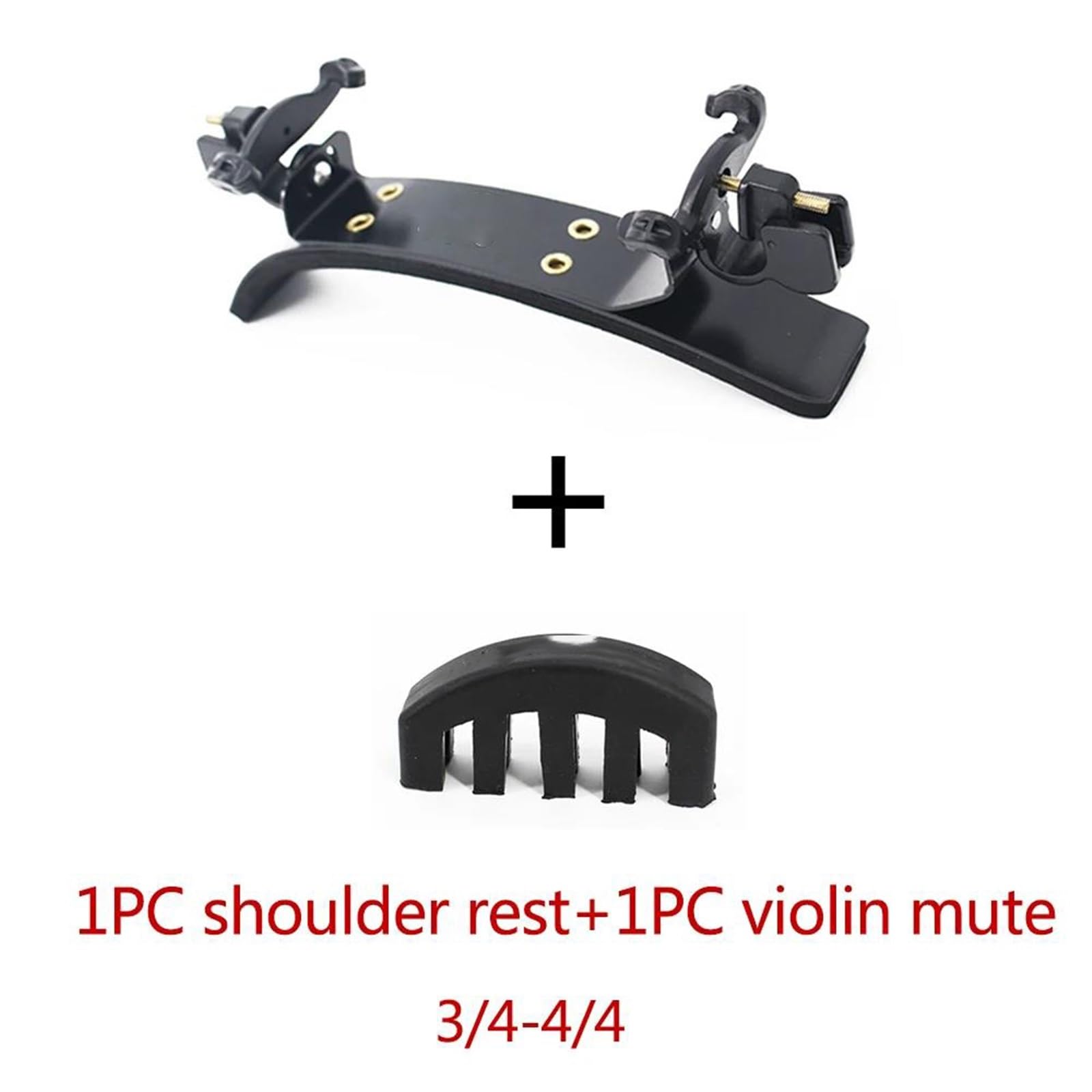Accessori professionali per violino Spallina regolabile 1/8 1/4 1/2 3/4 4/4 Poggia morbido parti di violino | Poggiaspalla per violino(Type3)