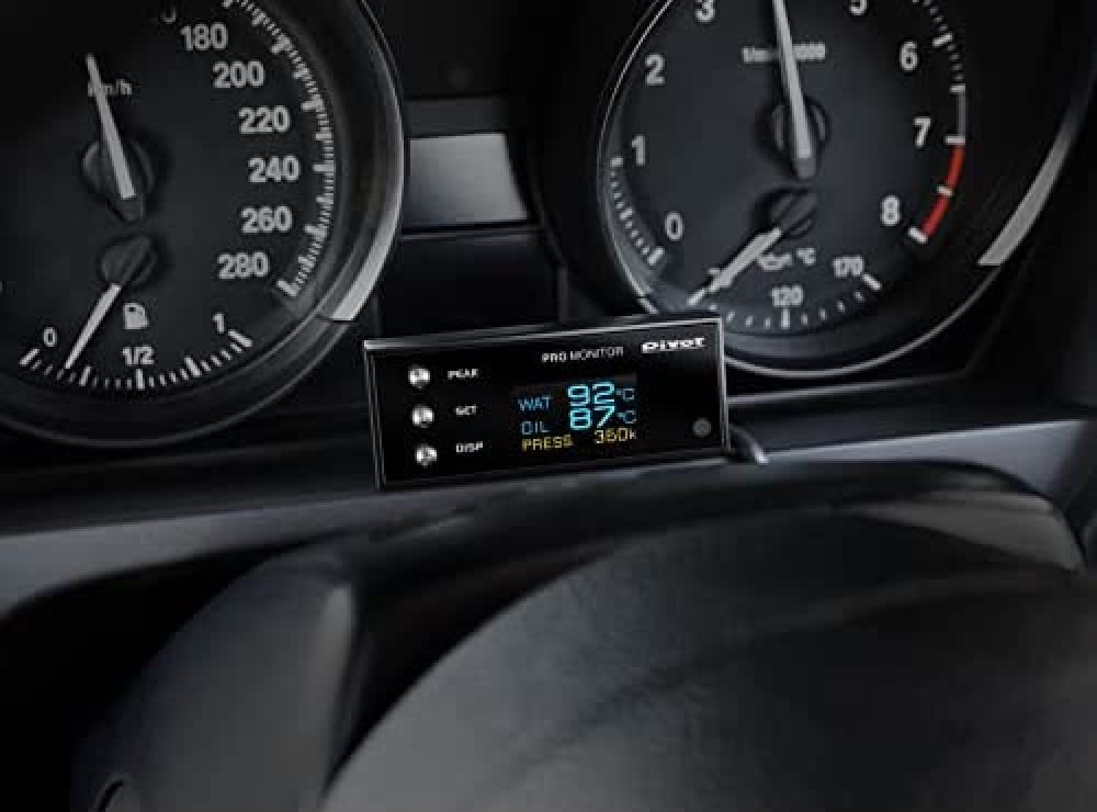 PIVOT WTM-R デジタル式水温計 Pivot OBD 水温計 赤文字表示 WTM-R