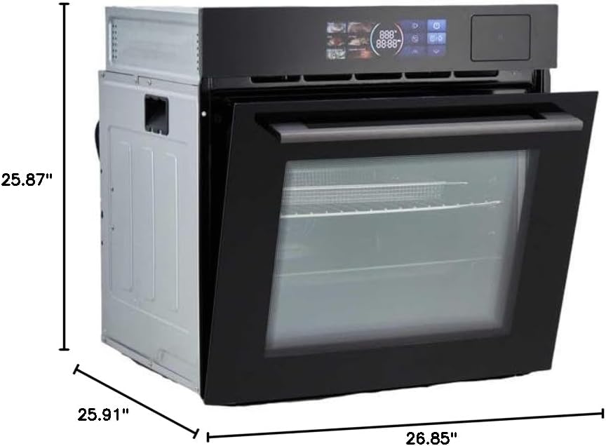 24-Inch Single Wall Oven with Sleek Design and Efficient Cooking Performance