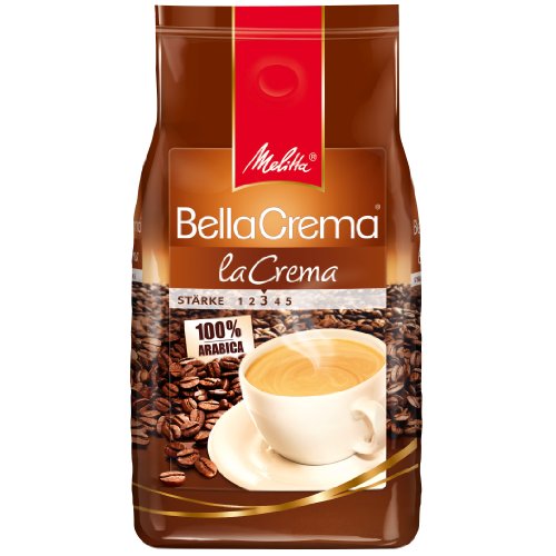 Melitta café bella crema laCrema toda haba, media de granos de café, 2 Pack, 2 x 1000 G - Imagen 3