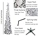 LOKIPA Árbol de Navidad plegable de 1,5 m y 1,5 m con...