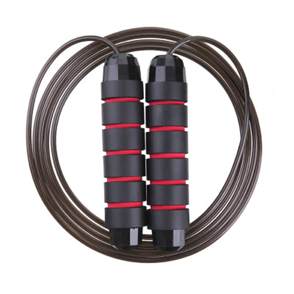 Gewichtetes Springseil für Zuhause, Stahldraht, verstellbar, Gewichtsverlust, Geschwindigkeit, Springseil, Workout, Training, Sport, Fitnessgeräte