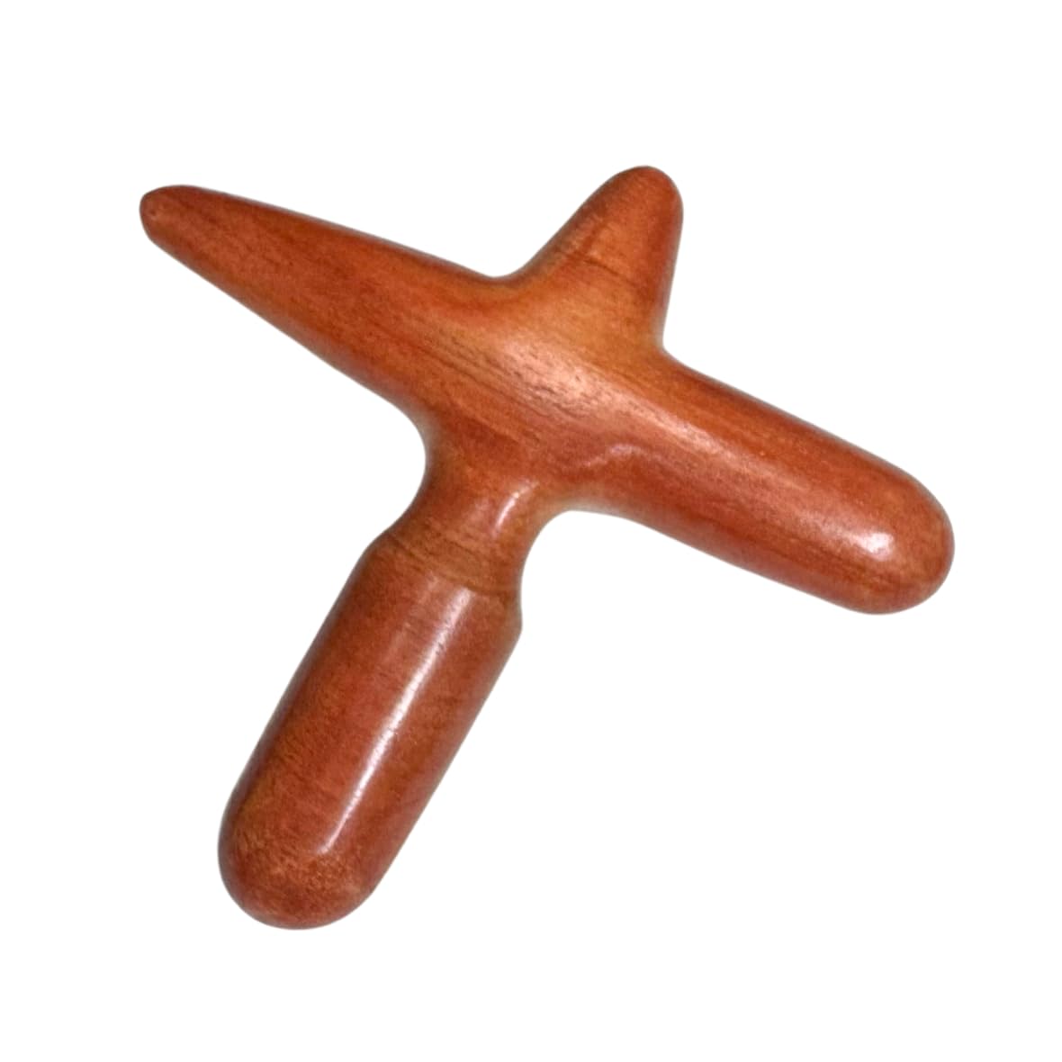 Amazon.co.jp: 木製ツボ押し棒 無垢材削り出し 指圧棒 足ツボ