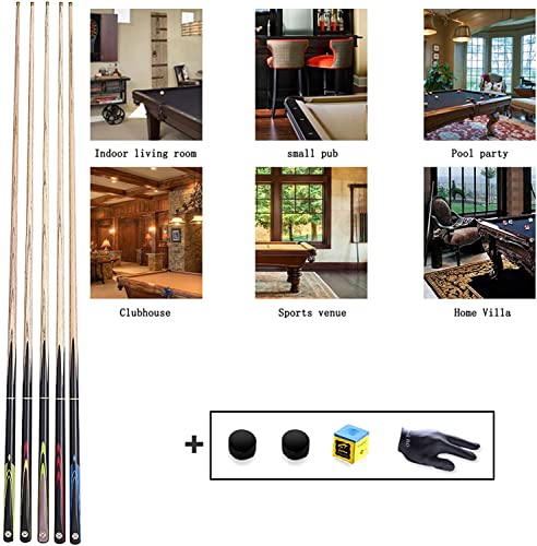 Taco de billar pool cue 2 piezas 145 cm 9.8 mm punta miniatura 7