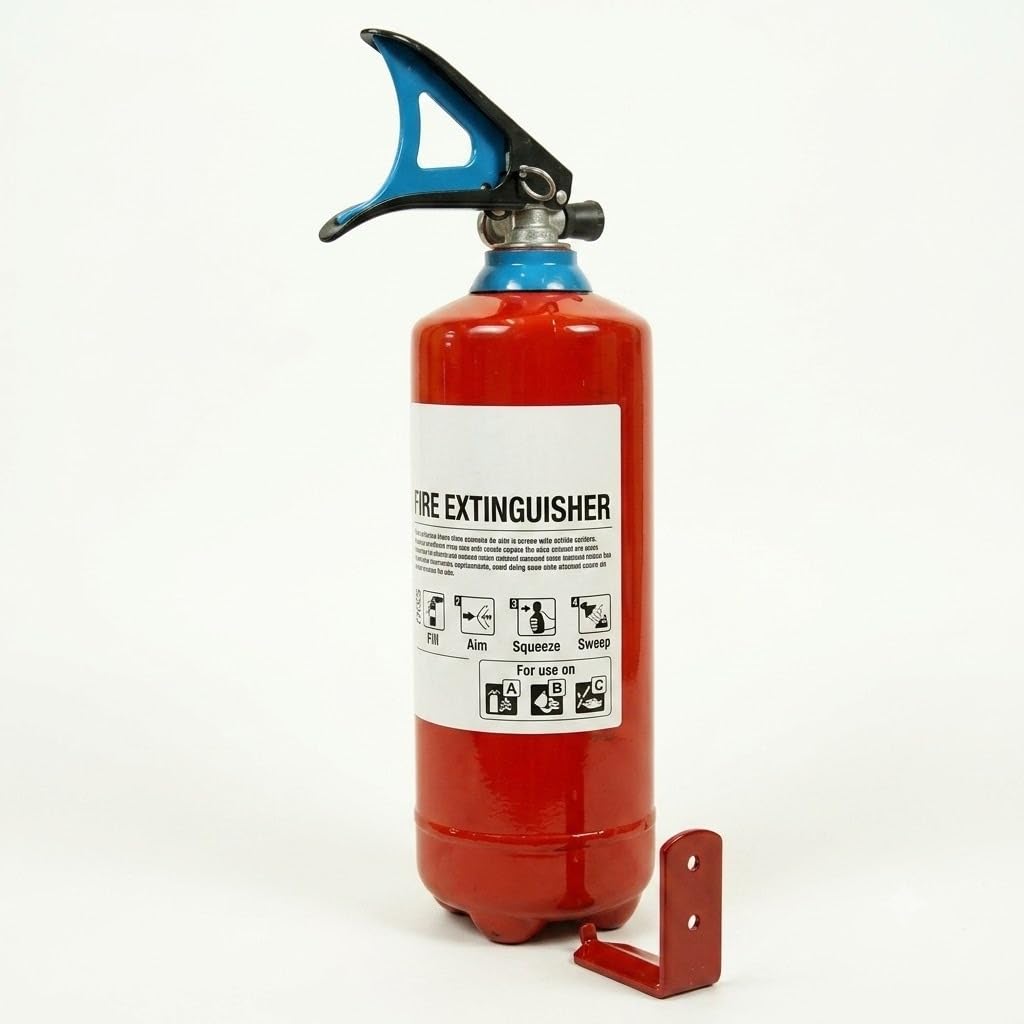 ABC Dry Chemical Fire Extinguisher 2 kg for Home and Office | ABC Dry Chemical Includes Wall Mounting Bracket Easy Read Pressure Gauge Commercial and-picture-18