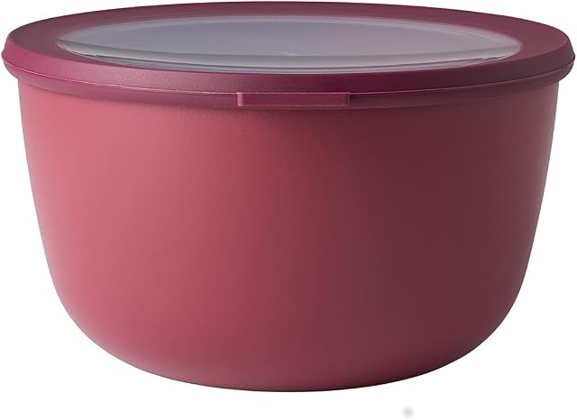 Mepal  Multi Bowl Cirqula Rectangular  Food Storage Container with Lid - Suitable as Airtight Storage Box for the Fridge & Freezer, Microwave Container & Servable Dish  3000 ml  Nordic Berry.