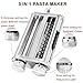 Rafbar Pasta Maker & Meat Grinder Attachment Set for KitchenAid Stand Mixers, All Durable Metal Aaccessories