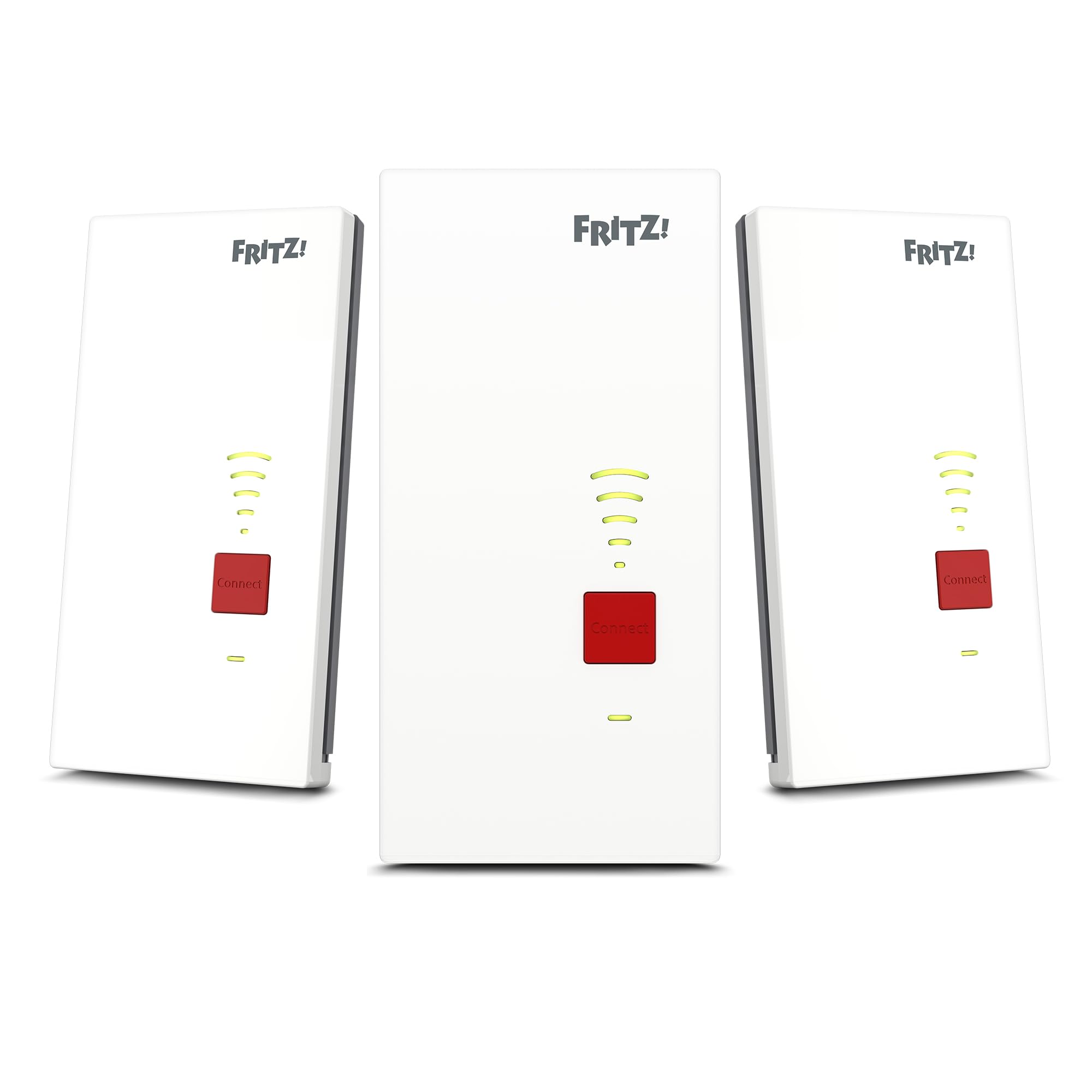 FRITZ!Mesh Set 2700 da 3 | Per 5-7 stanze | Wi-Fi 7 fino a 6,5 Gbit/s | Wi-Fi dual-band (2,4+5 GHz), top speed per streaming e gaming, ideale per router e modem per fibra (ONT), Made in Europe