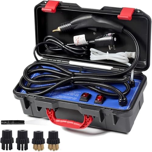 3000W High Pressure Steam Cleaner - Portable 360 Steamer for Kitchen Car Air Conditioner Range Hood Washing Machine