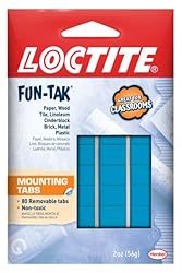 Loctite Fun-Tak Mounting Putty, Blue, 2 oz, Pack of 1