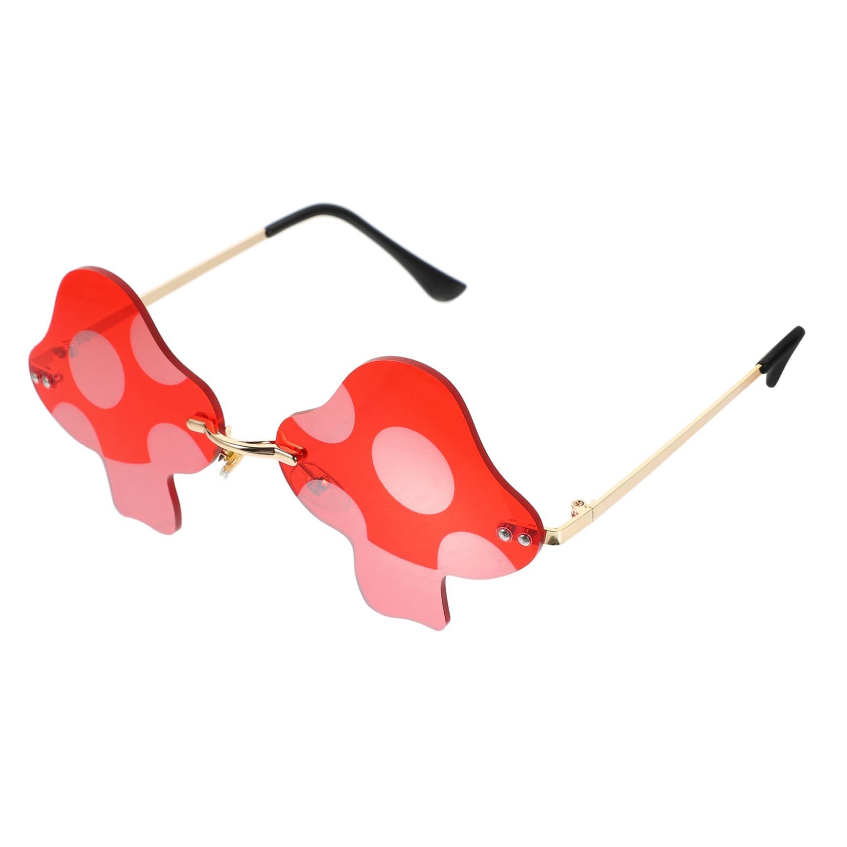 VANZACK Elegant Mushroom Sunglasses Lightweight Compact Ideal for Prom Party Beach