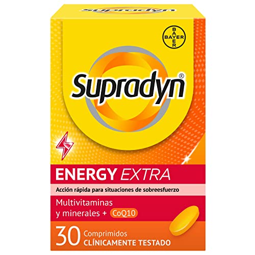 Supradyn Energy Extra Multivitaminas para Deportistas con Vitaminas, Minerales y Coenzima Q10, Ayuda a Activar y …