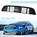 BST BSSP Front Upper Grille Bumper Grill Glossy Black Compatibl with 2013 2014 Ford Mustang Base/GT/Shelby/Shelby GT500/Boss 302, ABS Material, Direct Replacement