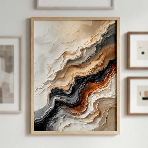 Image of kotart Aesthetic Art Home Decoration Painting | Paintings With Frame For Living Room Bed Room Hotel Wall Decor Digital Reprint (13x17 inch)