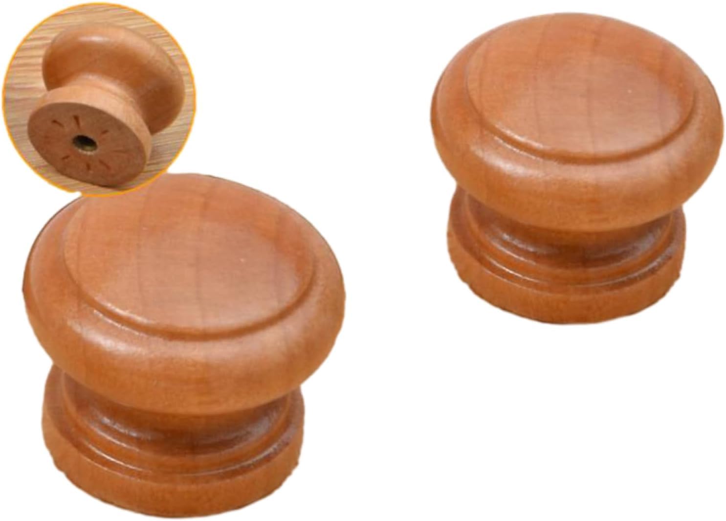 Tnbccxn Ab.13 Diameter 28Mm Cabinet Handles, Cabinet Handles,Furniture Solid Mushroom Drawer Knob 2 Pack(Ab.13 Diameter 28Mm)