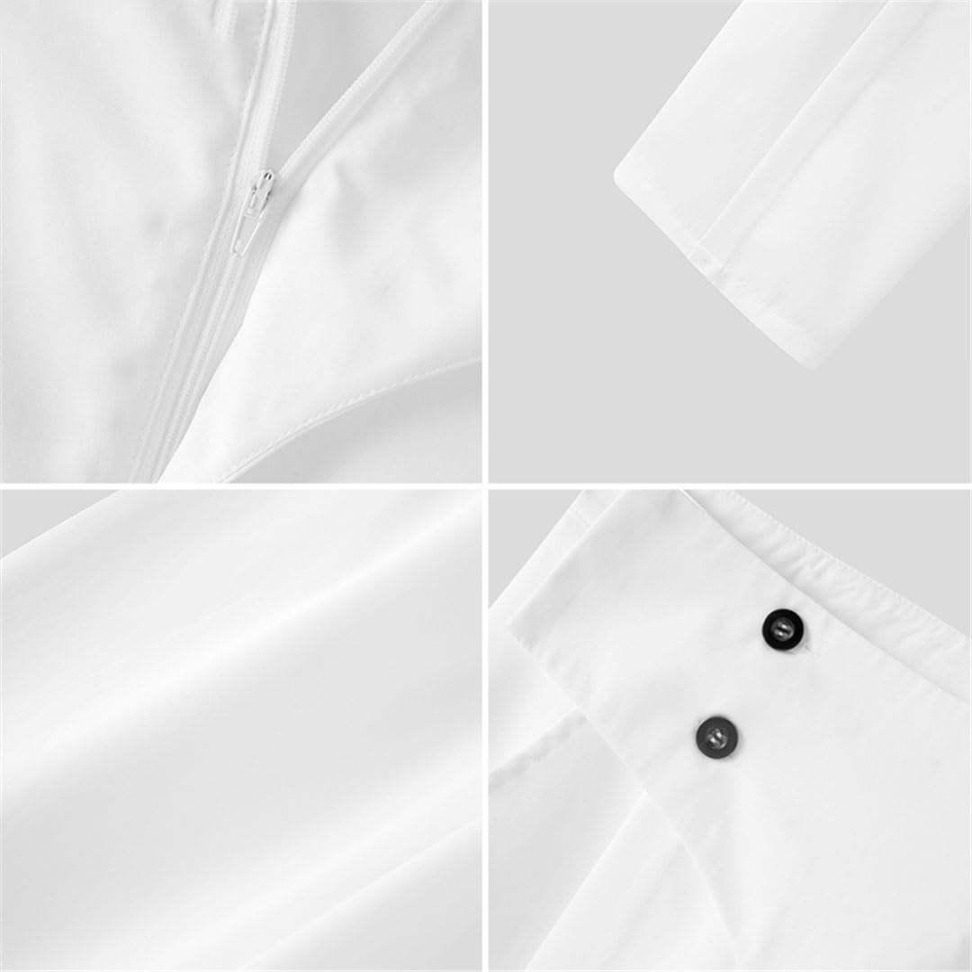 Vogrtcc Pantalones Casuales para Hombre Pantalones De Cintura Irregular De Cintura Alta