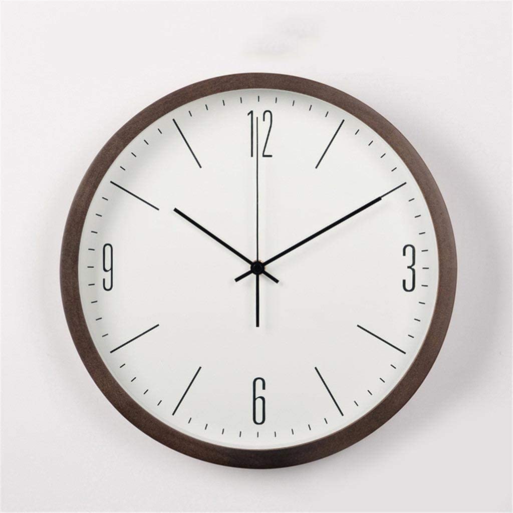 Horloge murale de salon en bois pour une décoration de bureau zen
